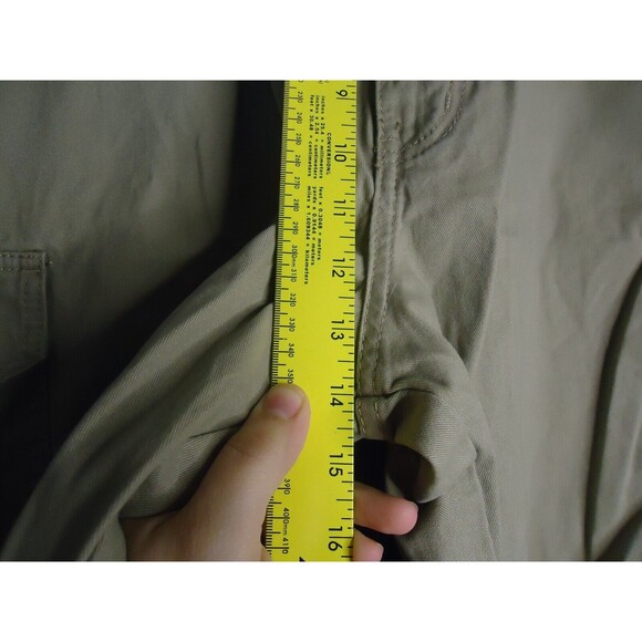 Full Blue Cargo Twill Shorts 100% Cotton Mens Size 40 Inseam 10" Khaki New - Picture 6 of 8